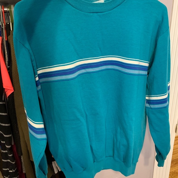 Vintage teal sweatshirt - Picture 6 of 7